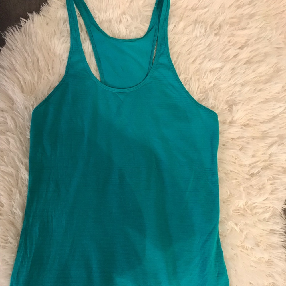 Lululemon Teal Tank size 4